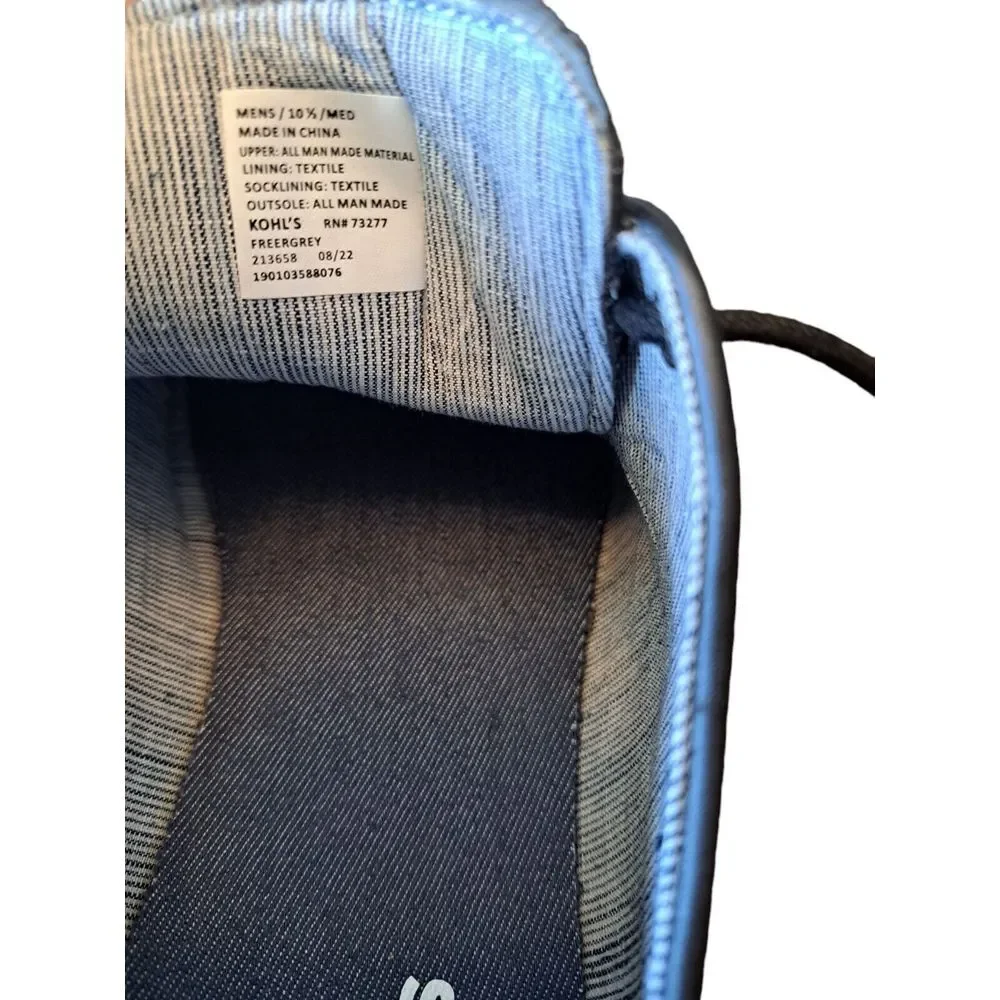 Sonoma Ortholite Eco Men Dress Shoe‎ Cushioned Size 10.5 M Grey Black Brown